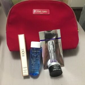 Lancome Makeup & Beauty Set with Red Bag
